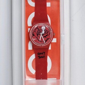 Vintage Swatch Red &#39;Only You&#39; Wristwatch SZ5013 - Limited Edition Timepiece for Collectors