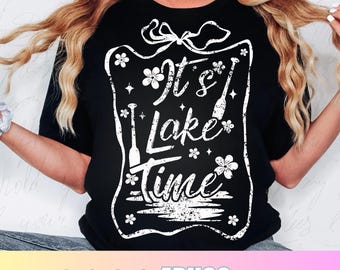 Lake Time Coquette PNG-Paket: Girly Summer Vibes (4 PNG)