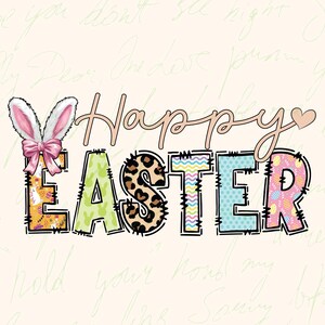 Easter Bunny Bow Coquette PNG,Easter Eggs Png,Easter Day Png,easter coquette png,Girls Easter, Bunny Ears,preppy easter,Happy easter png