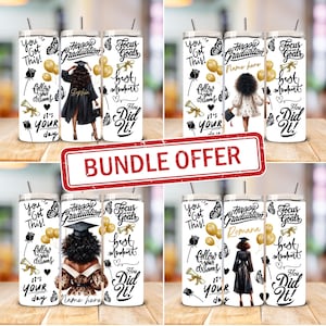2025 Graduation Tumbler Bundle Wrap, Graduation 2025 Tumbler png, 20oz Skinny Tumbler Sublimation, Senior 2025 Tumbler Wrap,Digital Download