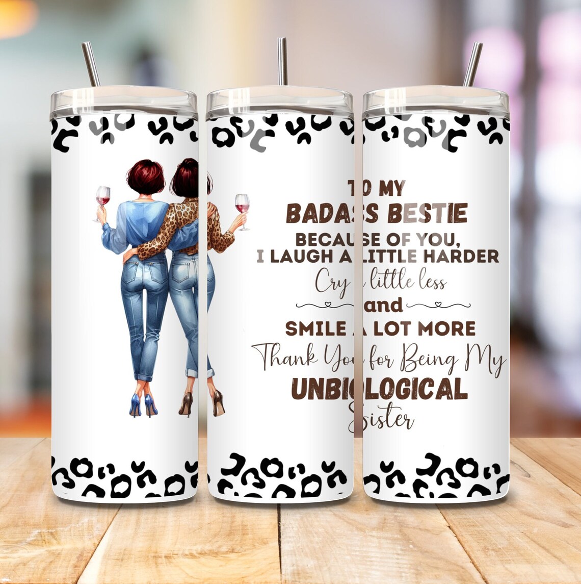Personalized to My Badass Bestie Png Bundle,best Friend Tumbler Wrap ...