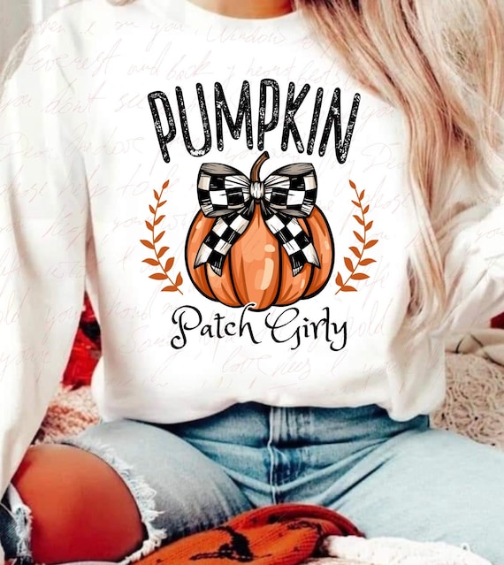 Retro Halloween Pumpkin PNG: Coquette Bow, Spooky Mama (Digital Download)