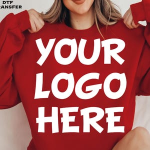 Custom Logo DTF Transfer: Ready To Press Heat Transfer