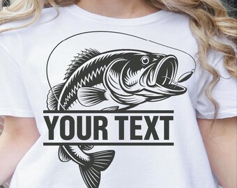 Custom Fishing DTF Transfer: Personalized Camping Crew Design