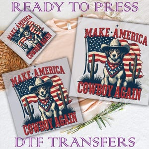Make America Great Again Ready To Press, American Flag Dog Dtf, 4th July American Flag And Dog Patriotic Dtf, American Dog Lover Transfer