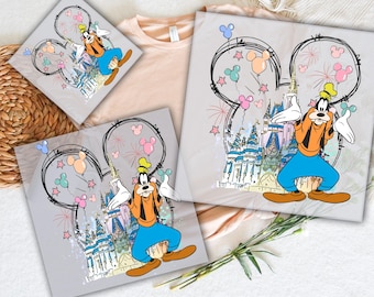 Disney Watercolor Goofy DTF Transfer, Disney Goofy Ready To Press, Disney Watercolor Transfer, Goofy Watercolor DTF, Disney 2025 Heat Press