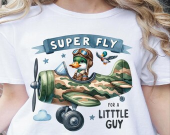 Preppy Camo Hunting Season DTF Transfer: Super Fly Duck Design