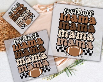 Retro Football Mama DTF Transfer: Ready To Press