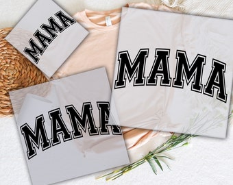Mama DTF Transfer: Ready To Press, Heart Mom Design