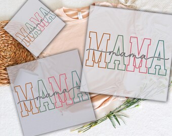 Mama Coquette DTF Transfer: Varsity Script, Ready To Press