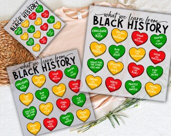 Black History Month Ready To Press DTF Heat Transfer