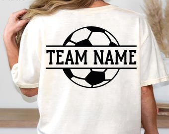 Personalized Soccer Team Name DTF Transfer: Custom Game Day Design