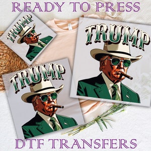 Donald Trump DTF Print: 4th of July Heat Transfer