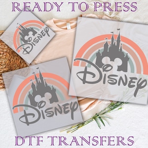 Disney Castle DTF Transfer, Disney Ready To Press, Disney Magic Vibes Transfer, Disney Castle DTF, Disney Heat Transfer