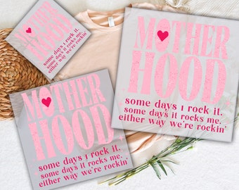 Motherhood DTF Transfer: Ready To Press Heat Transfer Print