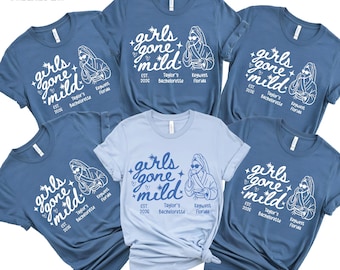 Custom Girls Gone Mild Bachelorette Dtf, Spa Party PJS Weekend Girls Night Transfer