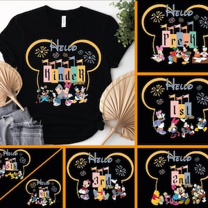 Prêt-à-presser Disney pour la rentrée des classes, Tshirt transfert Dtf, Premier jour d&#39;école Dtf, Coquette professeur Dtf, Préscolaire/maternelle/1er/2e/3e Dtf