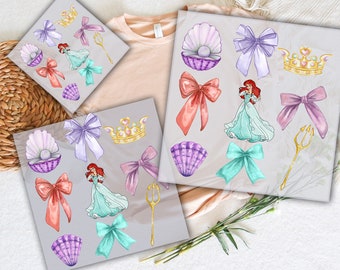 Disney Princess Coquette DTF Transfer, Disney Read To Press,Cartoon Coquette Transfer, Princess Glass Slipper Dtf,Princess Birthday Girl Dtf