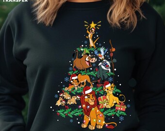 Christmas Disney Animals Ready To Press; Dtf Transfer Heat Press