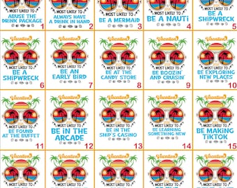 Most Likely Vacation Crew 2026 DTF Transfer: Ready To Press