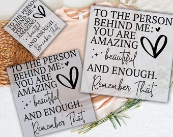 Valentine Heart DTF Transfer, Inspirational Quote, Ready To Press