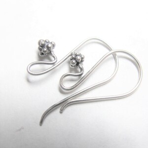MS Dotted Dome Earwires (6 pr)  Bali Sterling Silver Fair Trade