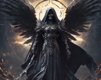 Azrael, Angel of Death: Digital Print 4K 4096 X 4096 - Etsy