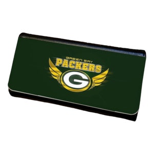 Cartera GB Packer Green Design Tri Fold para mujer