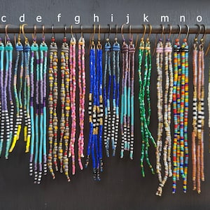 Handmade Boho Fringe Shoulder Dusters with Czech Beads