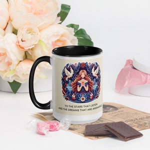 Sarah J. Maas Inspired Mug 15oz, Fantasy Book Lover's Cup, Throne of Glass & ACOTAR Drinkware, Feyre Archeron Rhysand Aelin Galathynius Tea