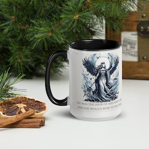 Sarah J. Maas Inspired Mug 15oz, Fantasy Book Lover's Cup, Throne of Glass & ACOTAR Drinkware, Feyre Archeron Rhysand Aelin Galathynius Tea