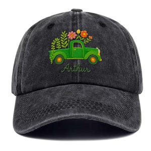 Personalized Embroidered Truck Baseball Cap | Custom Name Baseball Hat | Embroidered Gift | Vintage Embroidered Name Hat | Trucker Hat