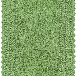 Handgefertigter Oval Bad Läufer | Waschbare Badezimmer Bodenmatte (60x60cm)