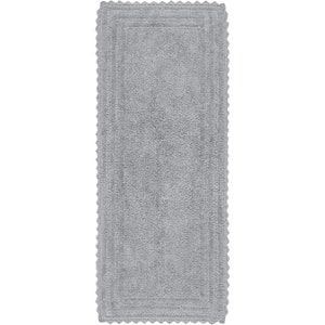 Handgefertigter Baumwoll-Badewannenläufer | Waschbarer rechteckiger Teppich, 24x60