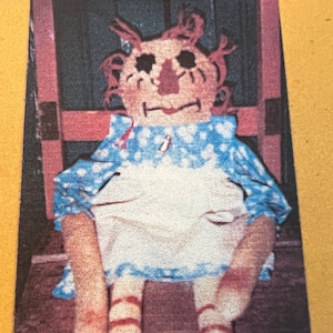Vintage OOP Primitive Raggedy Ann Doll Pattern Rug Hooked Face Raggedy Ann Doll Pattern Sewing Pattern Vintage Cloth Doll Annie Pattern