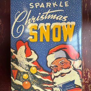 Vintage Style Sparkle Christmas Snow Vintage Mica Snow Flakes Primitive Snowmen Christmas Dolls Primitive Holiday Decor Christmas Decor