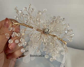 Corsage de mariée au poignet en cristal brillant, accessoires de robe de mariée, boutonnière du marié, décoration de fête de divorce, ensemble de corsage de mariage et boutonnière