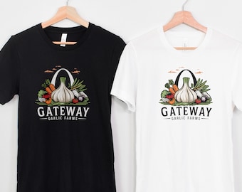 Gateway Garlic Farms T-Shirt, Official Tee, Farmer's Market T-Shirt, St. Louis Tee, Support Your Local Farmer, Community Support, Eat Fresh