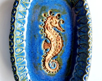 Seahorse Ceramic Soap Dish