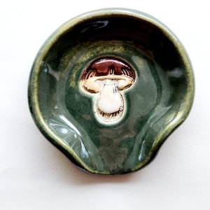 Mushroom Small Spoonrest Ceramic  Dinnerware