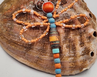 Summer Days Beaded  Dragonfly Ornament