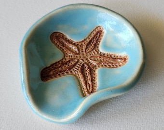 Starfish Spoonrest Tea Bag Holder Dish