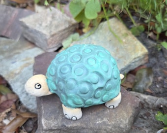 Ceramic Turtle Sculpture