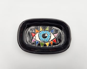 Rainbow Eyeball Soapdish