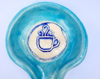 Blue Coffee Spoonrest