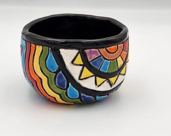 Sunshine and Rainbows Ceramic Bowl