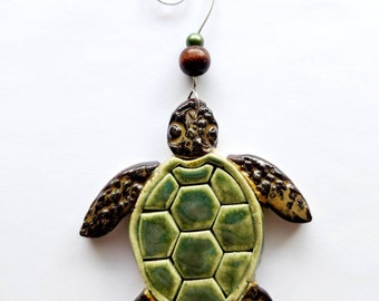 Sea Turtle Christmas Ornament