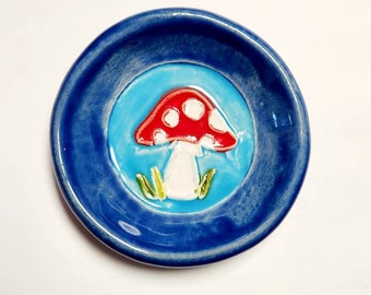 Small Aminita Mushroom Trinket Dish