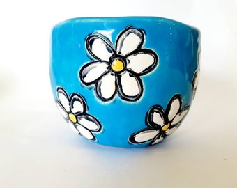 White Flower Bowl