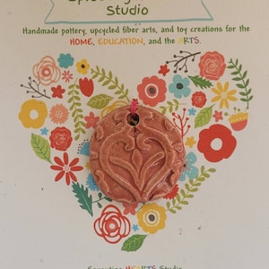 Ceramic Heart Pendant